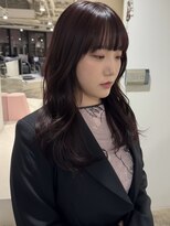 エイチ ウルフカット 大阪梅田(811) フェイスフレーミングルーツカラー天使の羽バングネオウルフボブ