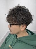 ラフに決まる大人メンズパーマ
