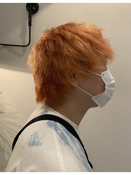 アイズム モア 名古屋伏見(I’sm more) オレンジカラー/メンズカラー/メンズスタイル