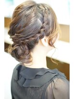 エアリー ヘアーデザイン(airly hair design)&nbsp;シニヨン&編み込み