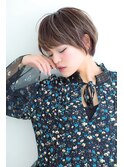 【aRietta】マーメイドアッシュ前下がり耳かけ厚めバングボブ