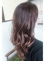 ウーデヘアー(ode hair) グラデーションカラー ラベンダーベージュ