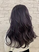 プライズ 池袋店(prize)&nbsp;ラベンダーパープルバイオレットカラー無造作カール6078