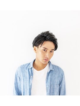 シェルベアー 銀座四丁目(Shell Bear) ツーブロック×ネープレス×アップバング　Men's/メンズカット