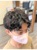 アジト オブ ヘア(Ajito of hair)&nbsp;ツーブロマッシュ＋パーマ