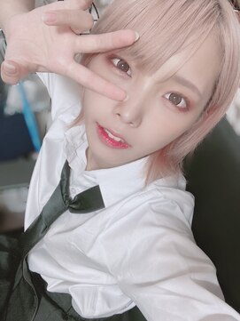 リアイス(Re:ICE) ミニウルフ/くすみブルー/流れるレイヤー/インナーハイライト