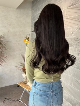 ジル アンク(Jill ankh) 《Jill ankh 姫路駅前》ラベンダーブラウン　韓国風　艶髪