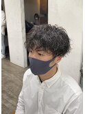 黒髪ツイスパマッシュ/メンズ/パーマ/¥10780