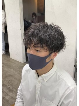 プライズ アイリス 池袋東口店(prize Iris) 黒髪ツイスパマッシュ/メンズ/パーマ/￥10780