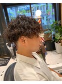 【LUDLOW BLUNT】ハードパーマ マッシュヘア