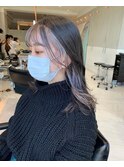 横顔美人/ナチュラルグラデーション ハイトーンインナーカラー