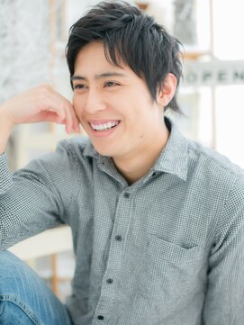 モッズヘア 越谷(mod's hair) ソフトなワイルドアップパングウェットヘアm越谷20代30代40代