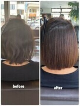 ビープライズ(Be PRIZE) 久しぶりの矯正も酸性縮毛矯正ならサラツヤな美髪へ