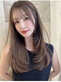 【Lond ambre】伊藤ガク 大人ガーリー/レイヤー/グレージュ