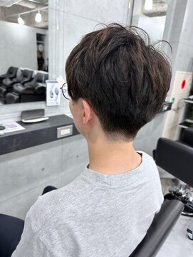 エンディアリング 東銀座(Endearing) ハイライト/マッシュパーマ/アッシュブラック/銀座/東銀座