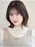 フルバング 似合わせ イメチェンヘアスタイル ハッシュカット