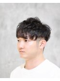 メンズパーマ　マッシュスタイル