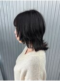 ▽□□▽レディースウルフカット