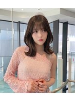 韓国へア/レイヤー/顔周り/ボブ/透明感カラー