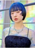 ブルーカラー/デザインカラー/ブリーチ/オンブレ/元町