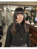 中高生にもおすすめ＊ミディアム姫カット