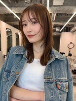 ハニーシブヤ(HONEY shibuya) 美髪レイヤーイメチェンモカブラウン小顔フェイスフレーミング3