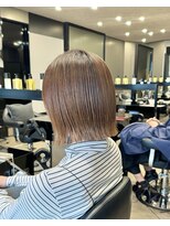 ハルキミナトジャパン 神戸(HARUKI MINATO japan)&nbsp;切りっぱなしボブ 20代30代40代ヘア 小顔 神戸ボブ 三ノ宮