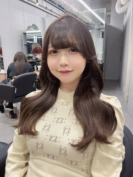 ワン バイ ジ エクト(One by The Ect) 【似合わせカットカラー】くすみベージュ・マロンベージュ