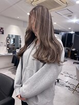 キング(K!ng) 縮毛矯正髪質改善ハイライトレイヤーカット枚方美容室エクステ