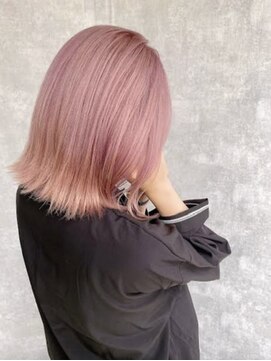 シュシュ(chou chou) 「春の光をまとったような、透け感ピンクベージュ。」