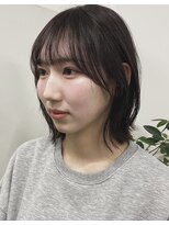 キー(kii)&nbsp;似合わせ/小顔/レイヤー/ボブ/グレージュ/透明感カラー/暗髪