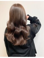 ガルボ ヘアー(garbo hair)&nbsp;ブラウンカラー艶髪暗髪