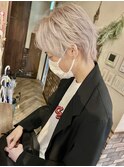 メンズカット×ブリーチ