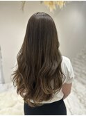 ブリーチなしアッシュベージュ