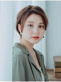 大人カジュアルショート30代40代50代60代大人女性白髪染め