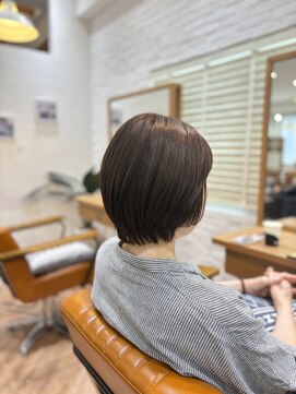 ジプソ 池袋西口(Gypso) リタッチ白髪染め+似合わせカット+髪質改善