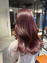 フリック 堺東店(FLICK)&nbsp;チェリーピンク/ダブルカラー/ロング/堺東