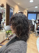 ヘアープレイス 美 遊 人(HAIR PLACE) 艶髪オレンジカラー