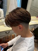 メンズ アルス(Men's ARS)&nbsp;アップバング波巻きパーマ極道パーマスパイラルパーマ