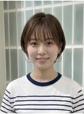 髪質改善縮毛矯正ハイライトショートカット30代40代