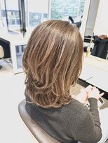 アッシュ 青葉台店(Ash)&nbsp;白髪ぼかしミディアムレイヤー