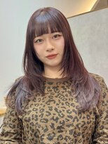 ワク 西尾店(waku) ミルクティーベージュダブルカラーケアブリーチインナーカラー