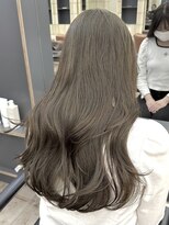 パークレーン アイス イヴェン(park lane ICI yeven)&nbsp;ブリーチなしダブルカラーオリーブベージュグレージュ夏秋カラー