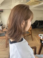 カナエ(CaNaE)&nbsp;インナーカラー　ベージュ