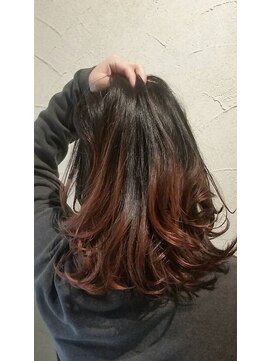 ホフ 大阪心斎橋店(F.O.F) 艶レッドヘルシーハイライト【ホフ/大阪/心斎橋/難波】