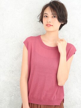 パティオン(PATIONN) お洒落女子の耳かけシースルーマッシュショートスタイル☆