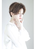 サク(Sac.)&nbsp;Sac. 栃木優佑 ショート 透明感カラー ナチュラルヘア