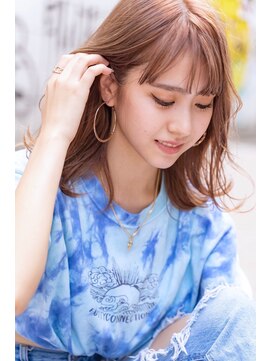 ケイト(kate) 【kate】大宮　ハイトーンピンクベージュ×透け感カラー