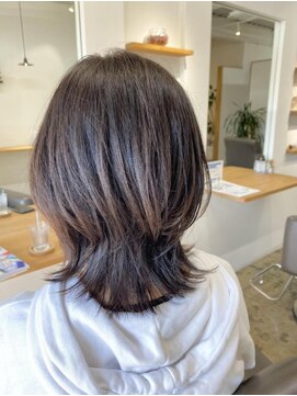 キートス ヘアーデザインプラス(kiitos hair design +) ミディアムウルフ
