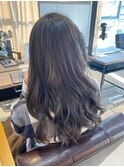 1ブリーチ暗髪アッシュグレー